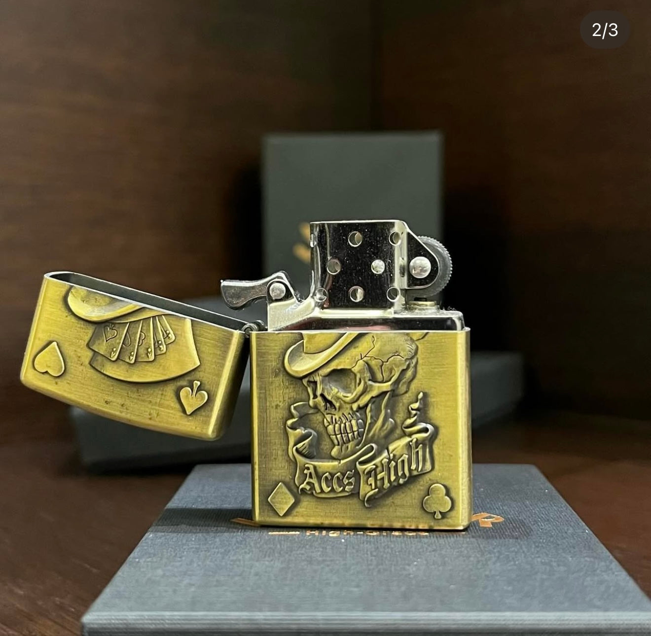Skull Zippo